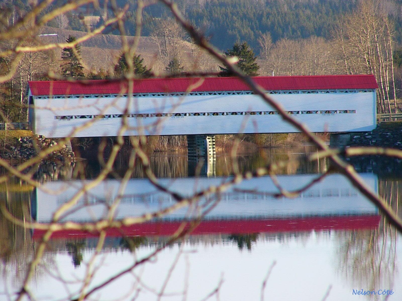L’AnseStJean Covered Bridge La Matapédia